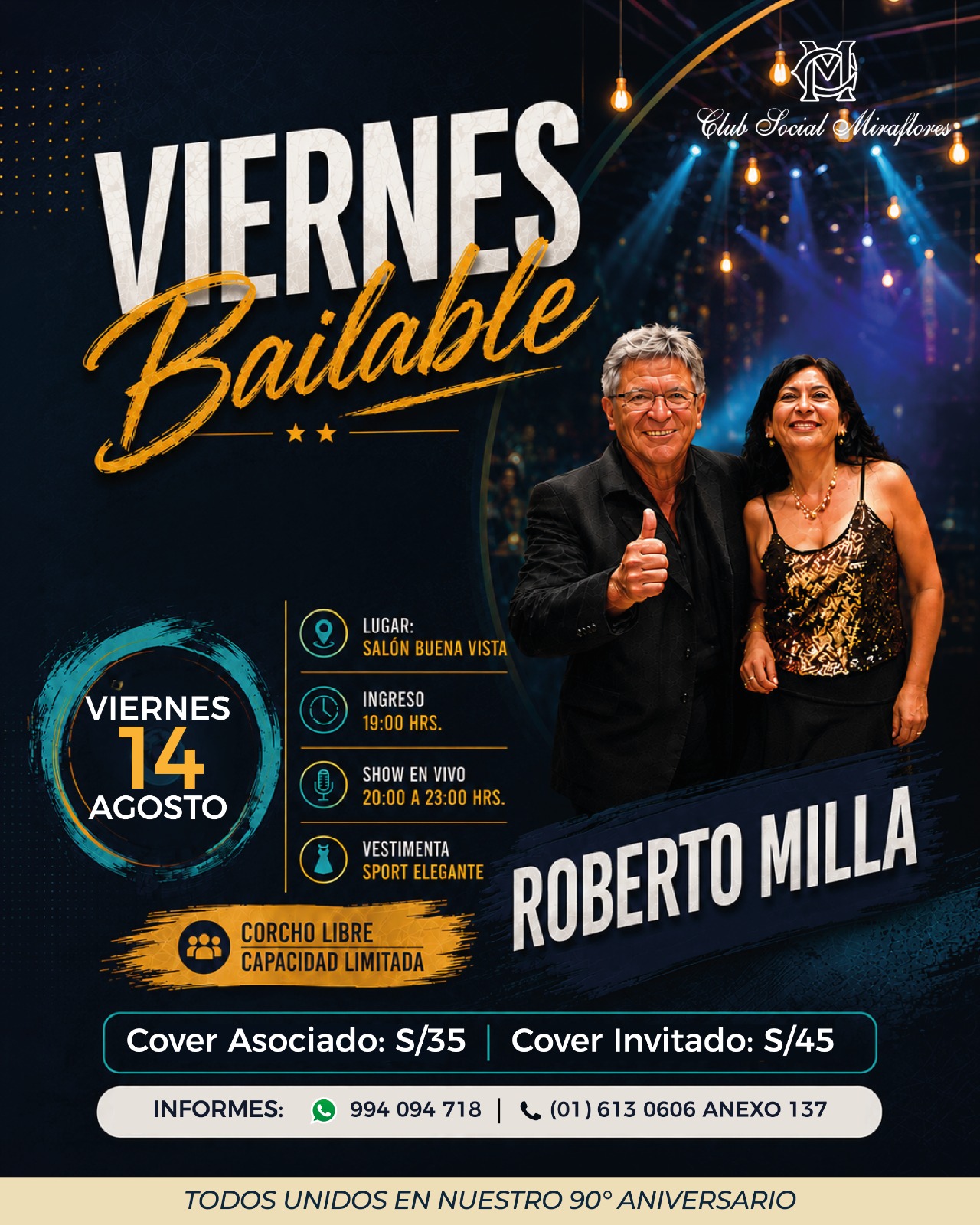 VIERNES MUSICAL BAILABLE